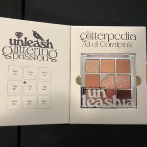 UNLEASHIA - Glitterpedia Eye Palette - No. 3 All of Coral Pink